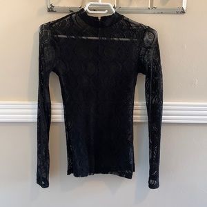 Lace long sleeve top